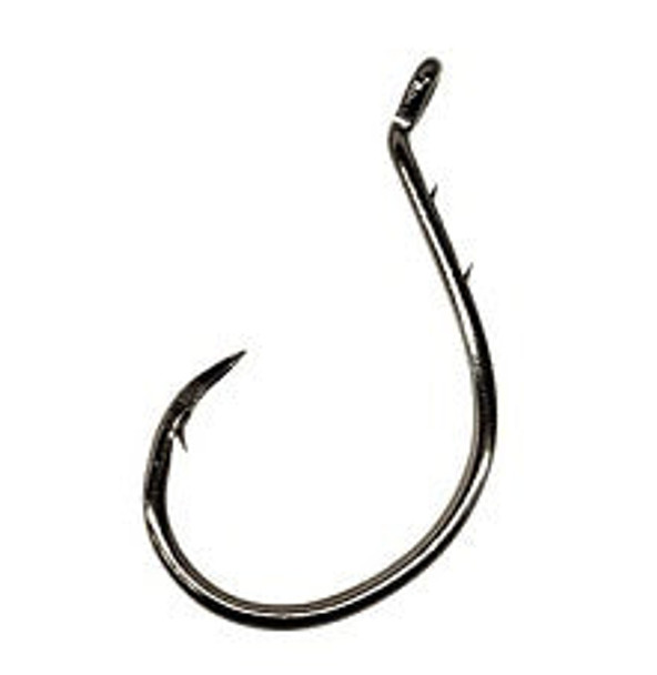 Eagle Claw Circle Bait Black Nickle Hook 7ct Size 5/0