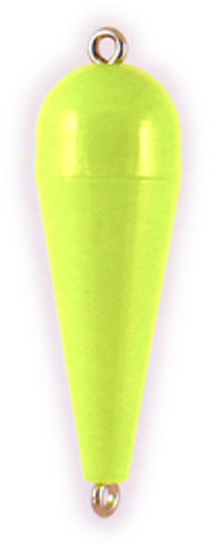Rainbow Torpedo Float 1/8oz Opaque Chartreuse 12ct