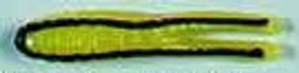 H&H Cajun Super Hook Tail 1/8 Nickle Yellow Black Stripe 12/Card