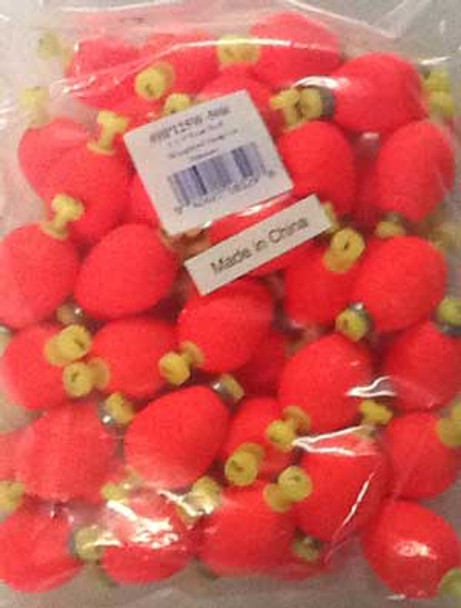 Betts Snap On Weighted Pear 1.25" 50ct Red