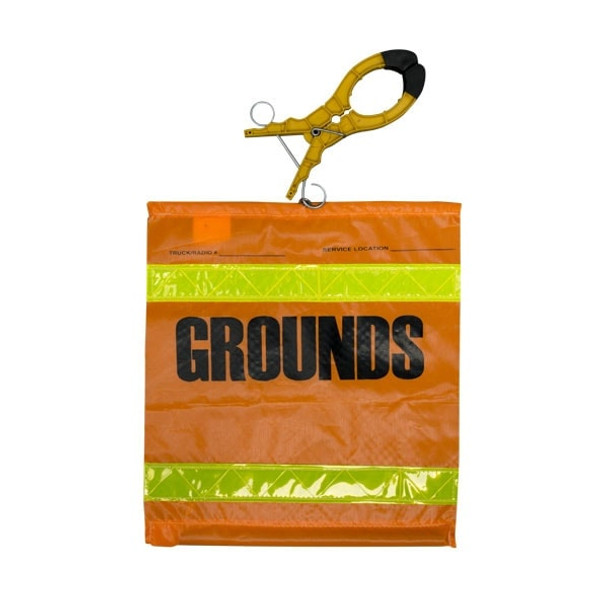 GROUNDS FLAG WITH CLAMP