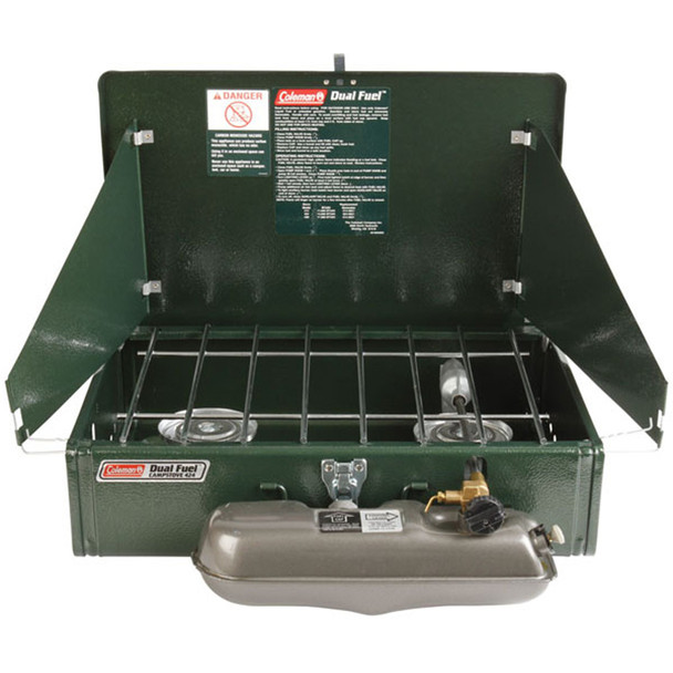 Coleman 2 Burner Dual Fuel Stove