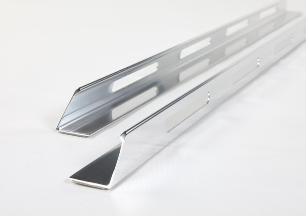 Truck Bed Rails 72 Inch Bright Andodized LPS (Low Profile Slotted) Perrycraft