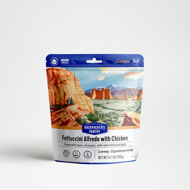 Backpackers Pantry Fettuccini Alfredo W/ Chicken, made by Backpacker's Pantry - 102411