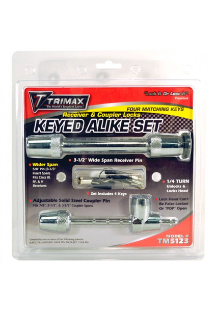 Keyed Alike Rec&Coupler Lock Set