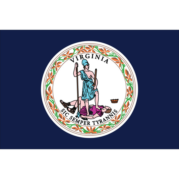 Virginia State Nylon Flag