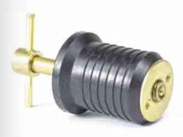 Drain Plug - Twist Turn Brass 1'