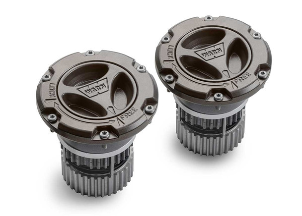 05c Ford Superduty Premium Locking Hubs; Argent Gray