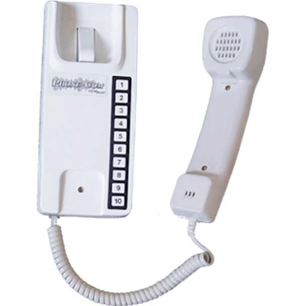 Phone Com Handset 10 Station  White