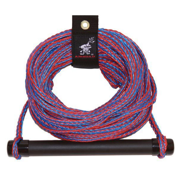 Ski Rope  Rubber Handle  1 Section