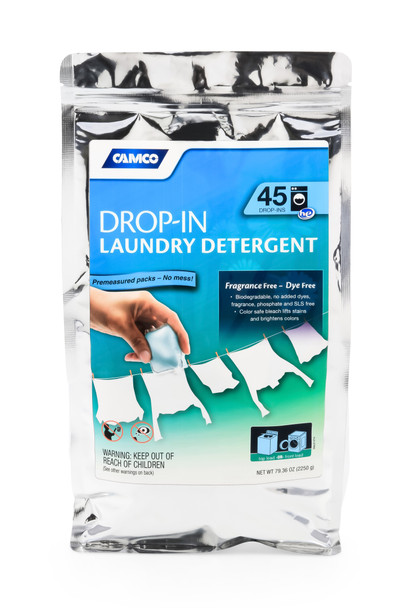 Laundry Detergent Drop-Ins  45/Bag