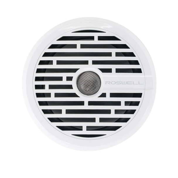 ROSWELL R1 8 in 200 W 50 Hz to 20 kHz Component-Style In-Boat Speaker, White | C920-1610, made by Roswell - C920-1610