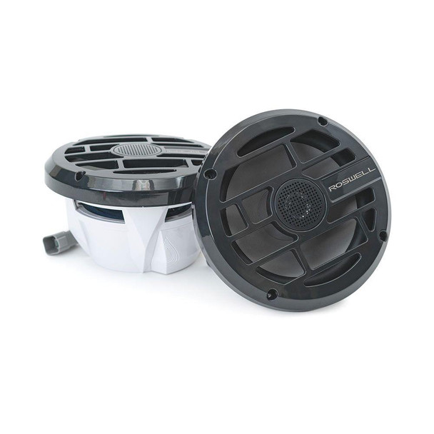 ROSWELL R 7.7 in 160 W 55 Hz to 20 kHz Component-Style In-Boat Speakers, Anthracite | C920-1912, made by Roswell - C920-1912