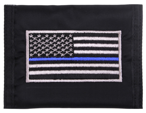 Rothco Thin Blue Line Flag Commando Wallet