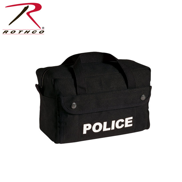 Rothco Canvas Small Black Police Logo Gear Bag