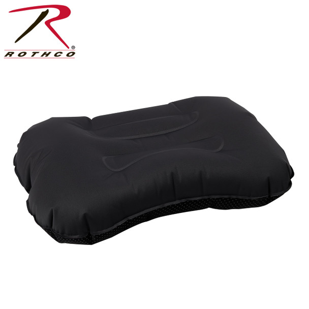 Rothco Inflatable Camping Pillow - Black