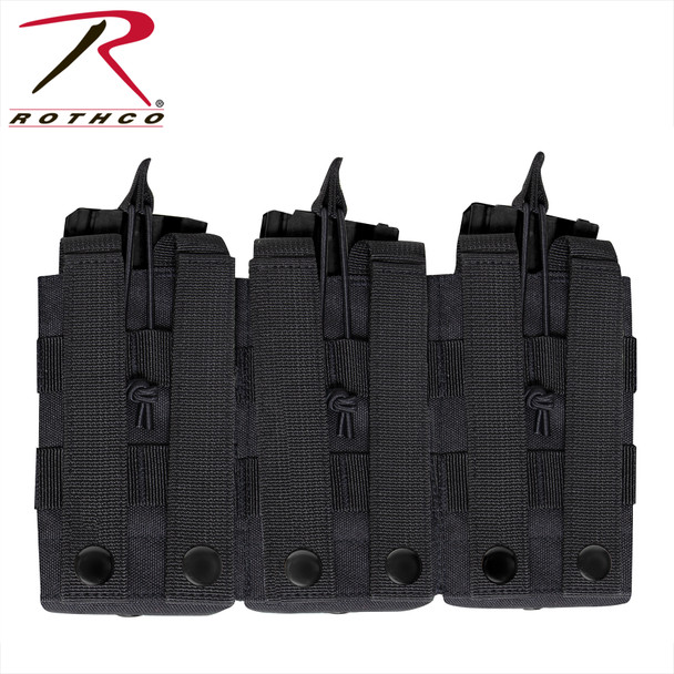 Rothco MOLLE Open Top Six Rifle Mag Pouch