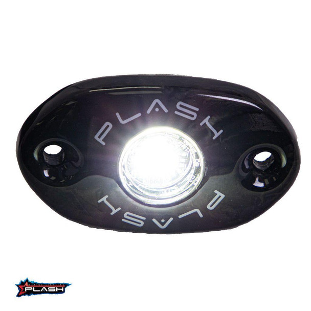 Plashlight  Corpus - Cool White Carbon Fiber Led Deck Light - Black Housing |cf-rl-wht-s