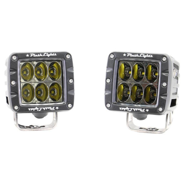 Plashlight 30w Led Cube Light - Driving Beam - Pair | 30-db-k