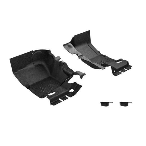 07-10 Jeep Wrangler JK 2Dr Front Flooring Mesa Smoke