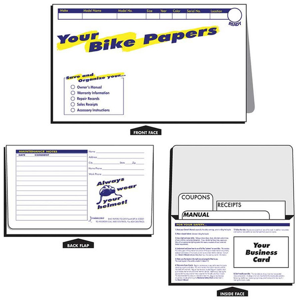 Bike Papers Folder