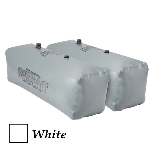 FATSAC V-drive Fat Sacs - Pair - 400lbs Each - White