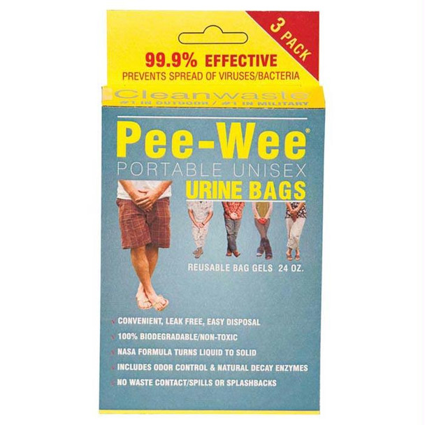 Pee Wee Urine Bag 3Pk