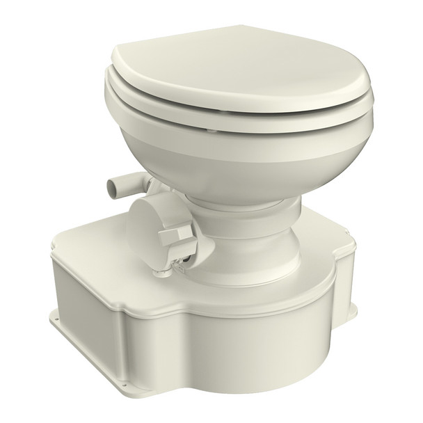 Dometic Bone M65 Marine Gravity Toilet - Elongated Seat Size w/Foot Pedal