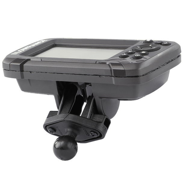 RAM Mount B Size 1" Fishfinder Ball Adapter for the Lowrance Hook2 Series, made by RAM Mounting Systems - RAM-B-202-LO12