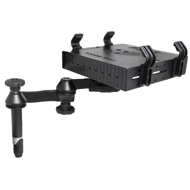 RAM Mount Double Swing Arm w/4" Male Tele-Pole - Laptop Tray