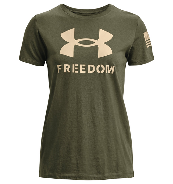 Women's Ua Freedom Logo T-shirt - KR-15-1370815391XS