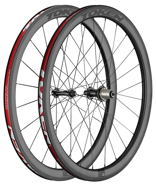 Token C45 Disc 45mm Carbon Clincher Road Racing Wheelset Shimano/SRAM