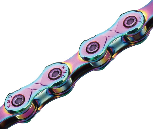 KMC X11 Speed 118L Chain Aurora Oil Slick