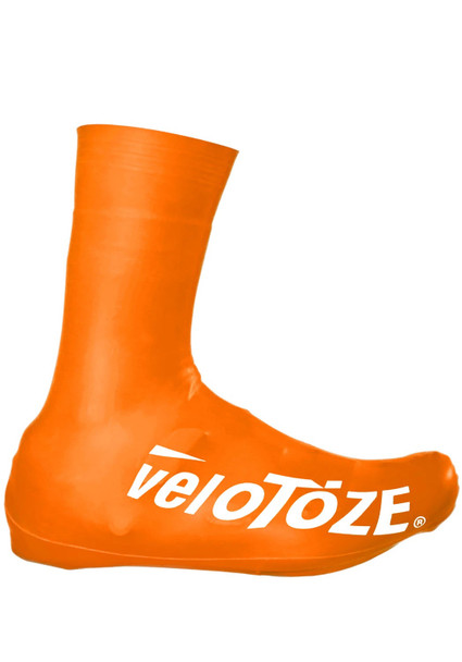 VeloToze Tall Shoe Cover Road 2.0 Viz-Orange Large