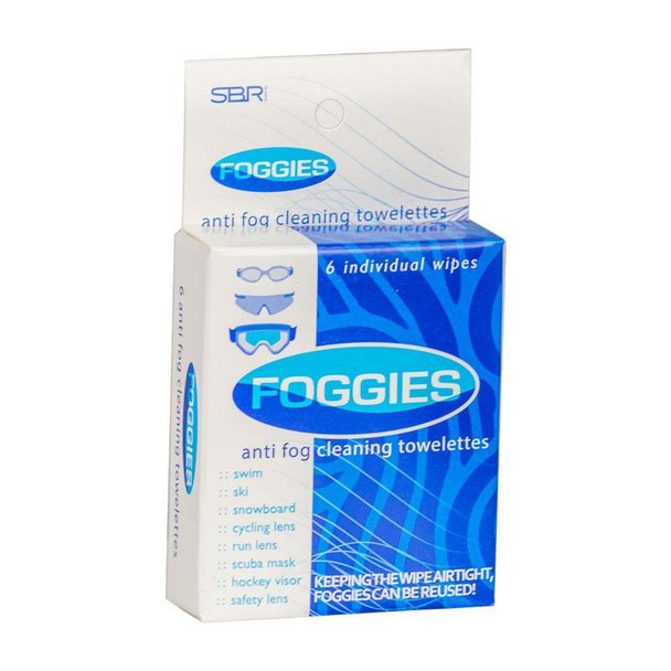 SBR Foggies towelettes 6-Pack