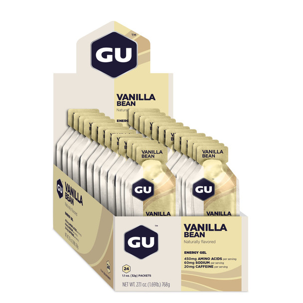 GU Energy Gels 24ct Box Vanilla Bean