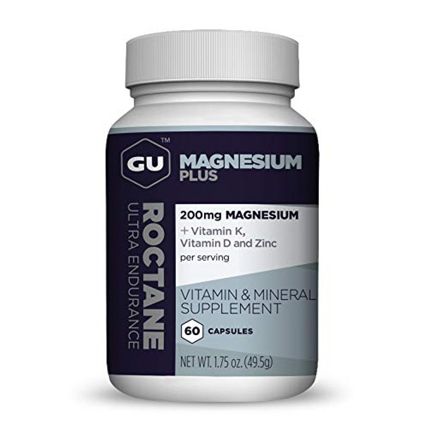 GU Roctane Magnesium Plus Capsules 60ct Bottle