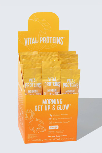 Vital Proteins Morning Get Up and Glow Stick Pack Box 14ct