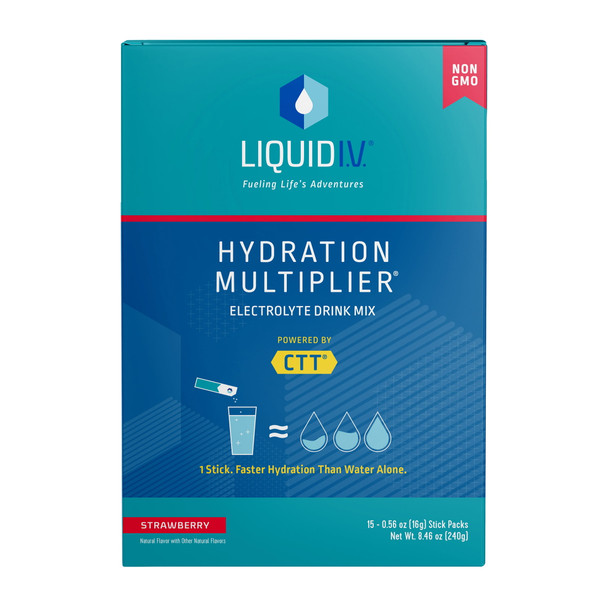 Liquid I.V. Hydration Multiplier 15ct Box Strawberry