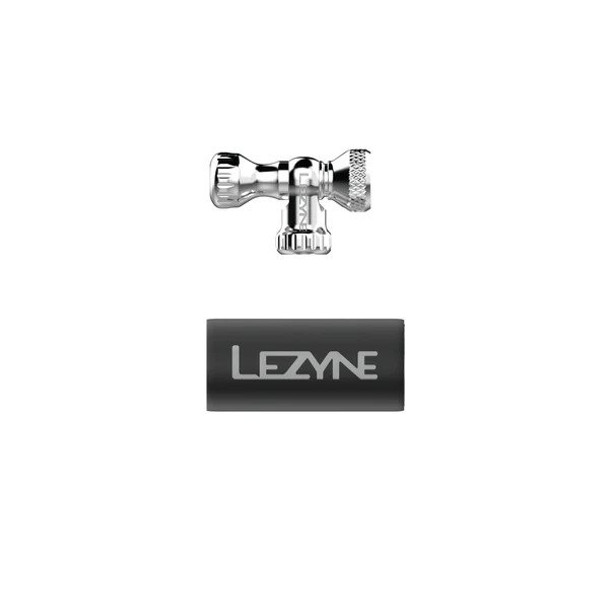 Lezyne Control Drive Co2 Head Only Gloss Silver