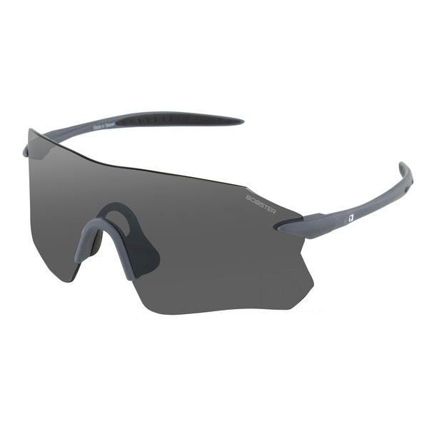 Aero Sunglasses - Matte Gray Frame W/ Smoke Silver Mirror Lens