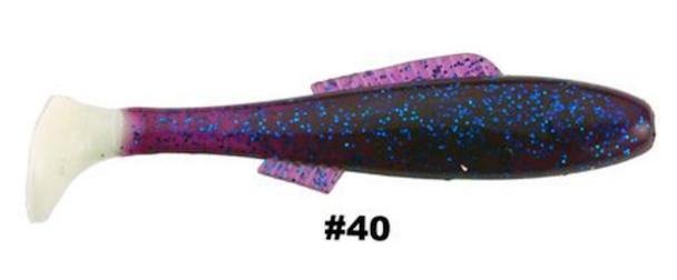 H & H 3" Cocahoe Minnow Purp/blu/wht