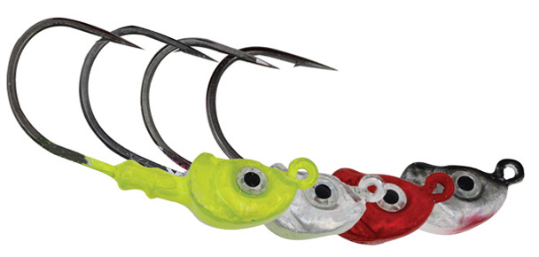Mustad Drtr Jg Hd Pea 1/8oz 2/0hk4pk, made by Mustad Hooks - SSD786-18PEA4