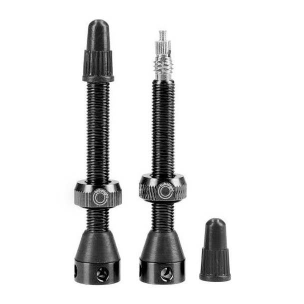 Tubolight Tubeless Valves 40mm Black