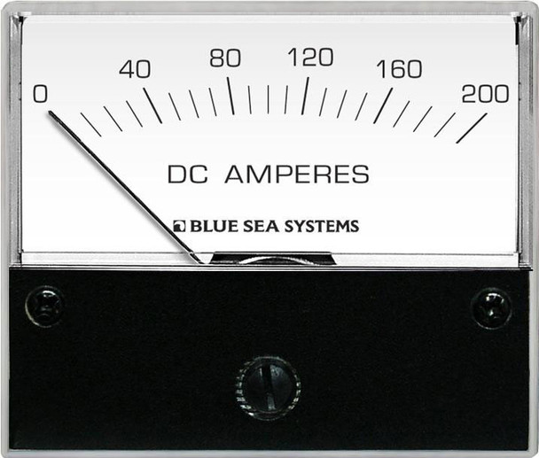 Blue Sea 8019 DC Analog Ammeter - 2-3/4" Face, 0-200 Amperes DC