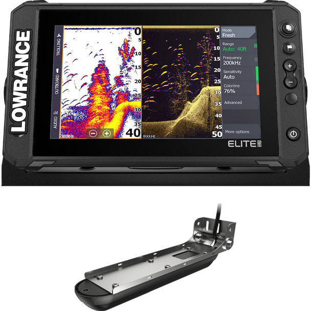Lowrance Elite Fs 9 Active Imaging 3in1 Transducer C-map Contour+