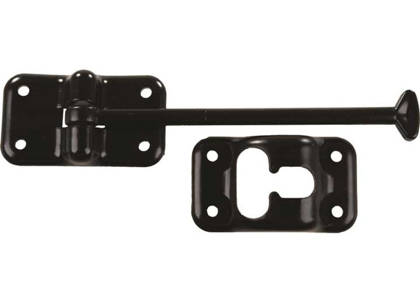 6in Tstyle Door Holder Black