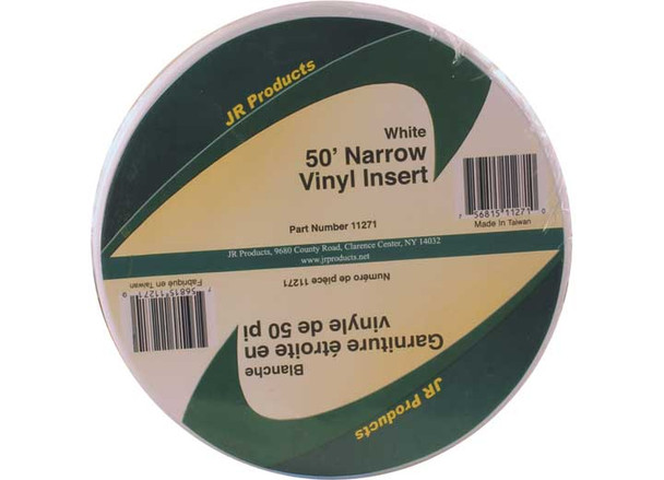 50ft Narrow Vinyl Insert  White