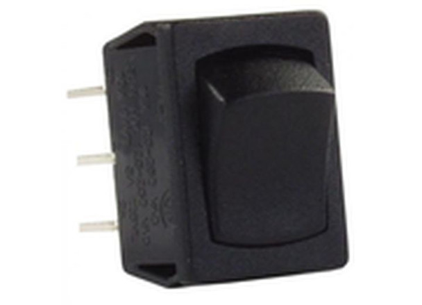 Mini12v Double Pole On/on Switch Black