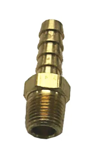 BRASS HOSE BARBS 1/4" X 1/8" (18-8043)